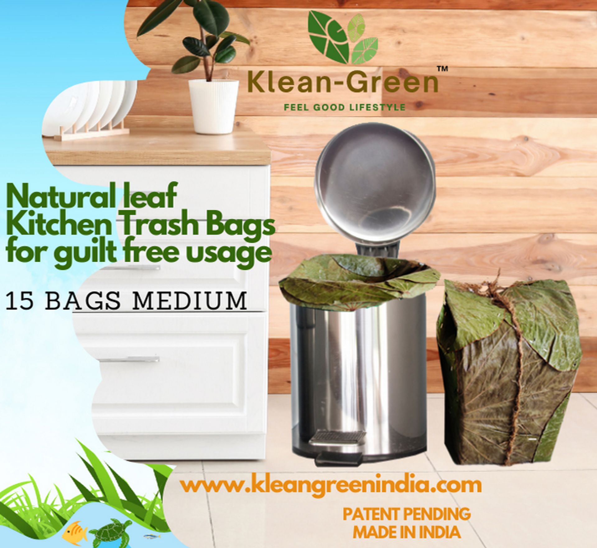 Leaves garbage clearance bags