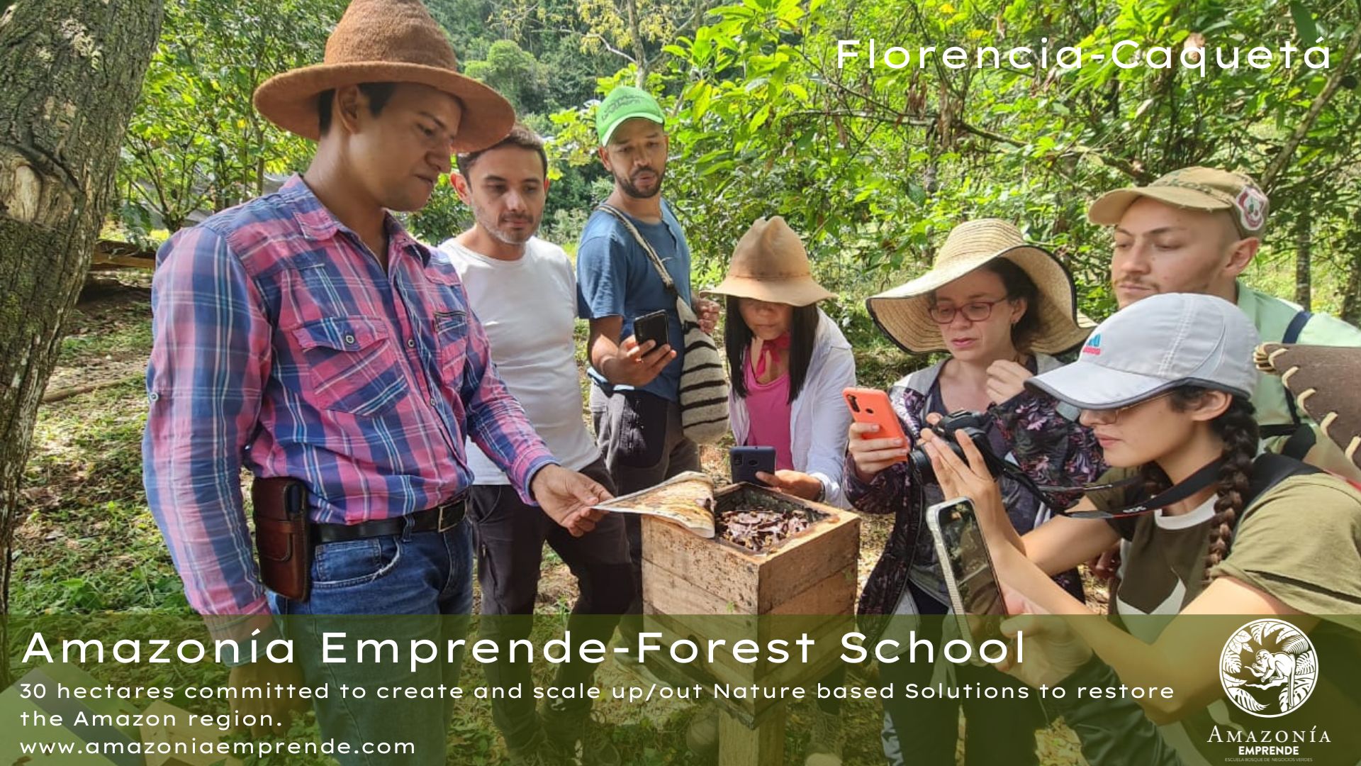 Amazonía EmprendeForest School Amazonía Emprende, the first Forest