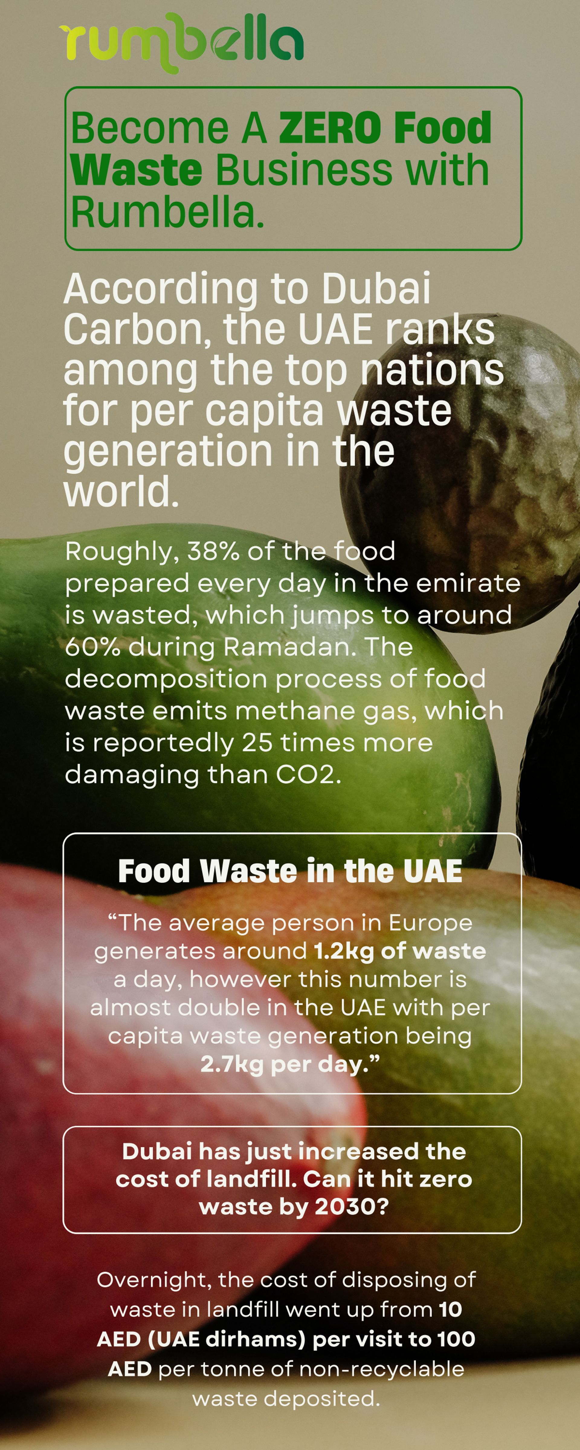 Preventing food waste through efficient supply chains