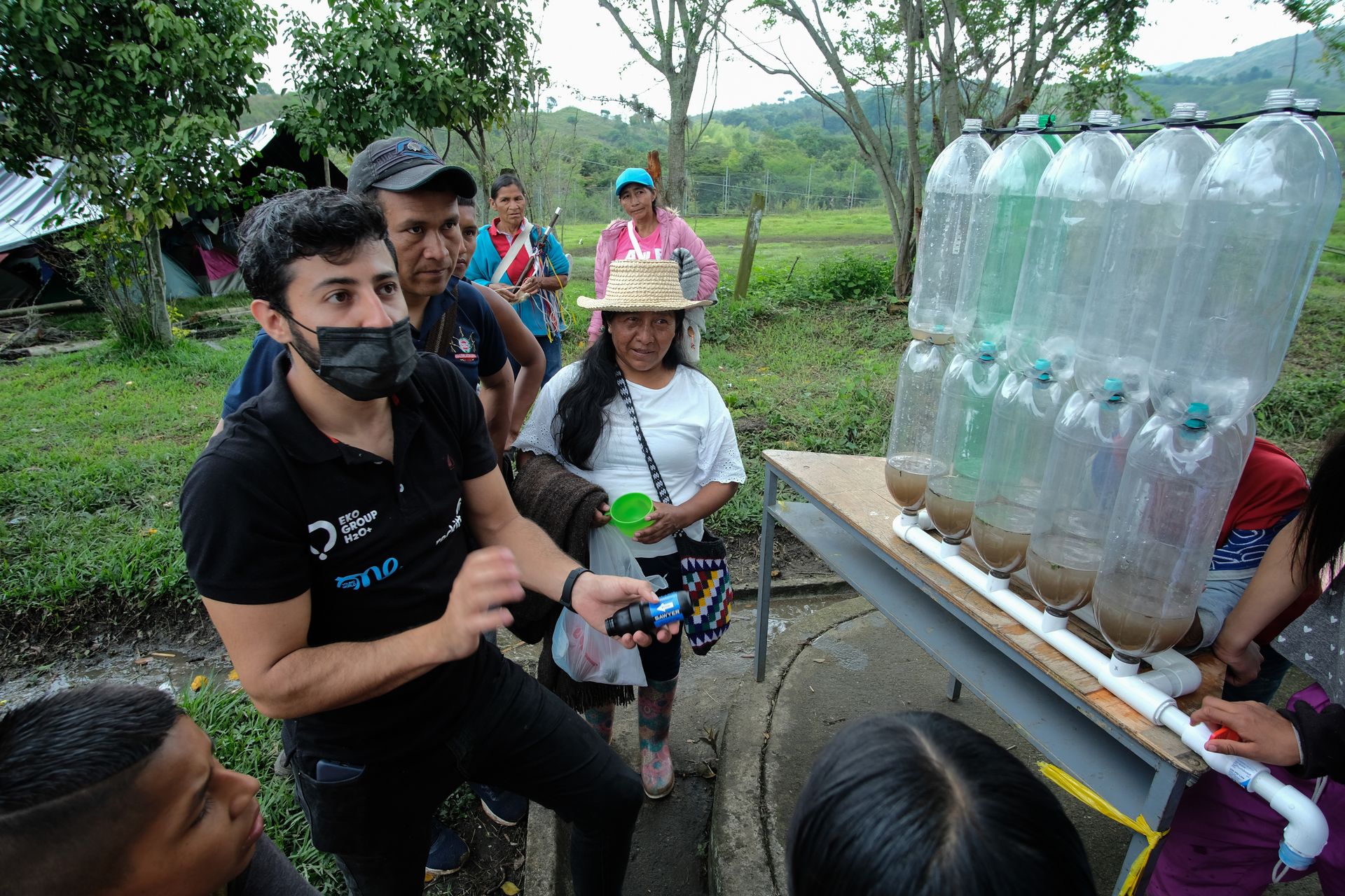 Eko Group H2O+ Ekomuro H2O+ rainwater collection and potabilization